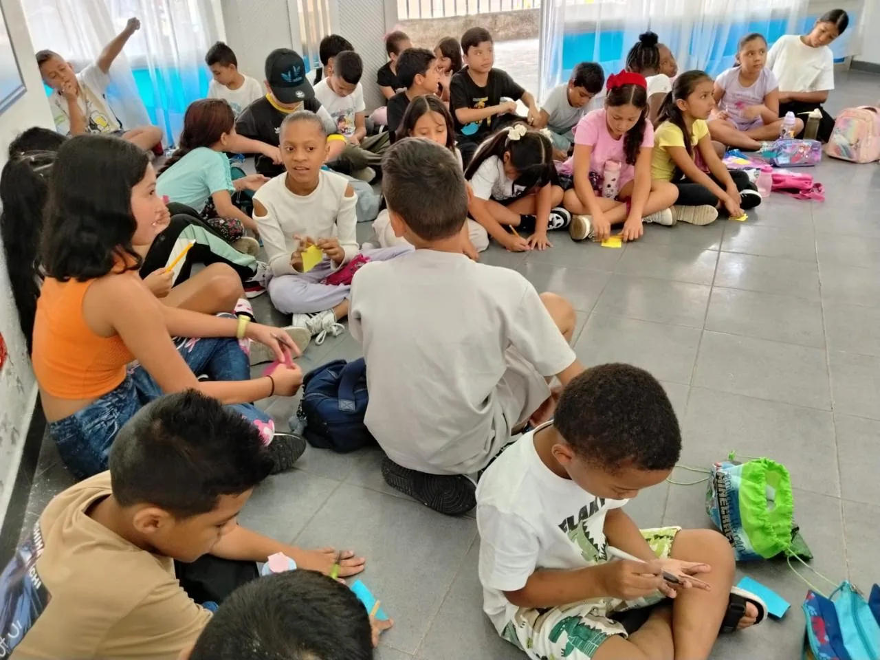 Actividad comunitaria de la Corporación Zarigüeyas LDZ